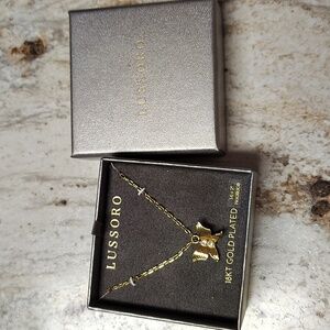 Lussoro Gold💛 butterfly 🦋 Pendant Necklace - NIB